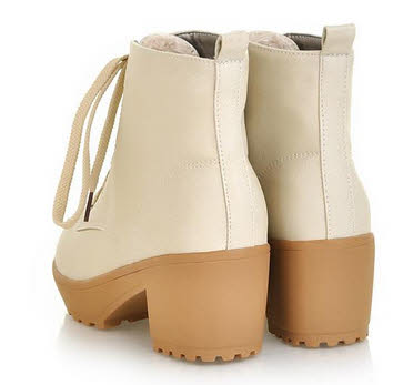 Giày boot nữ đế bảng cá tính