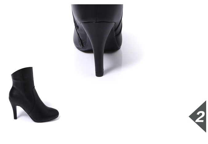 Giày boot nữ mùa đông cao cổ sang trọng màu đen GBN4902