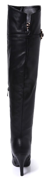 Giày boot nữ mùa đông cao cổ sang trọng màu đen GBN4902