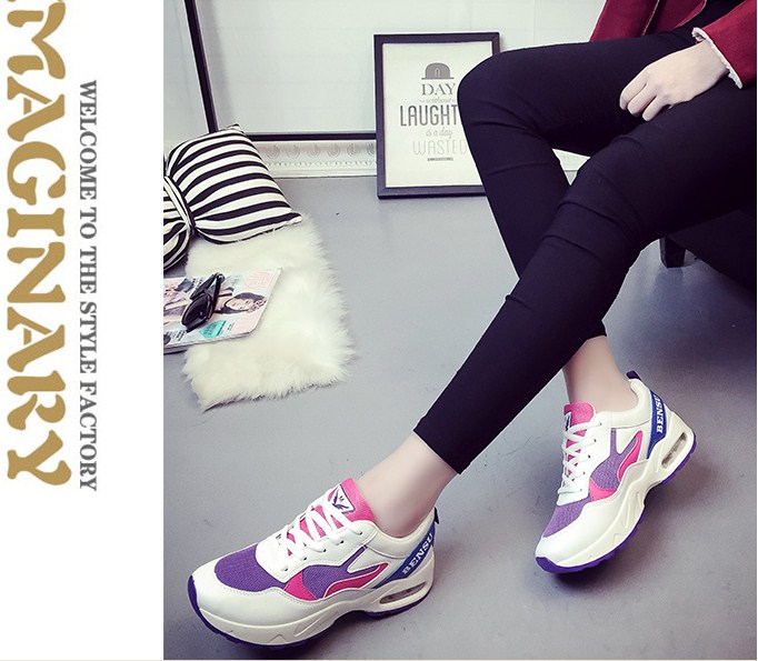 Giày thể thao nữ trắng hồng cực xinh xắn GTT0801