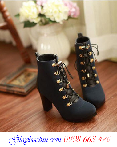 Giày boot nữ cổ ngắn đẹp